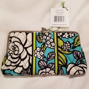 NWT Vera Bradley Island Blooms clutch wallet